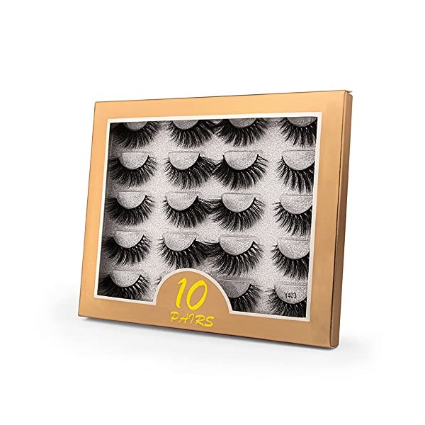 10 Pairs Y4 Series False Eyelashes Y4 Series Dense Recital