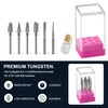 Carbide Nail Drill Bits Set, 3/32 Inch Nail Drill Bits