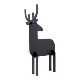 SECURIT Silhouet 3D Table Slate Black Reindeer 22x14x4cm