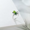 Gem Stone King 925 Sterling Silver Green Peridot Green Nano