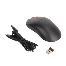 Wireless Mouse Dual Mode 2.4G Wired 10000 DPI Adjustable Sensitivity Rechargeable Gaming Mouse for Laptop Black