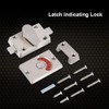 Mootea Latch Indicating Lock, Indicator Privacy Bolt Door Lock Vacant