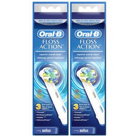 Oral B FlossAction Electric Toothbrush Replacement Brush Heads - 3 ct - 2 pk
