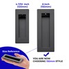 JOY DECOR 2 Pack Pocket Door Handles Sliding Closet Door