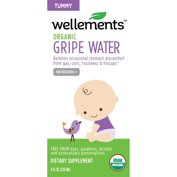Wellements Wellements Gripe Water For Colic 4 oz (Pack of