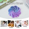 Fractal Fidget Flower 3D Printed Toy for Stress Relief Vibrant