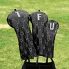 Golf Club Head covers Wood Set 3 PACKS (1.F.U) Set