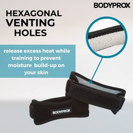 Paquete de 2 correas de rodilla para tendón de rótula, soporte para aliviar el dolor de rodilla, senderismo, fútbol, baloncesto, correr, rodilla de saltador, tenis, tendinitis, voleibol y sentadillas