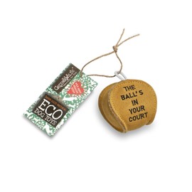 Green & Wilds Eco-Friendly Natural Dog Toy - Balls in your Court Chew Toy For Dogs - Round Ball Shaped Funny Pun Pet Toys