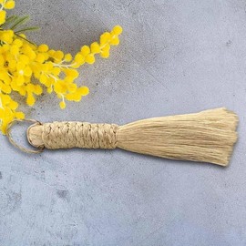 Yuktha Banana Fiber Broom | Puja Broom for Cleaning Puja Rooms is made from Pure Banana Stem Fibre