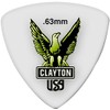 Clayton Acetal - Púas de guitarra triángulo redondeado de 0.63