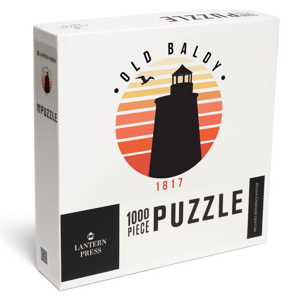 Old Baldy Lighthouse at Sunset, 1817 (1000 Piece Puzzle, Challenging