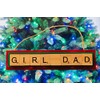 GIRL DAD Christmas Ornament Letters Tiles Father's Day