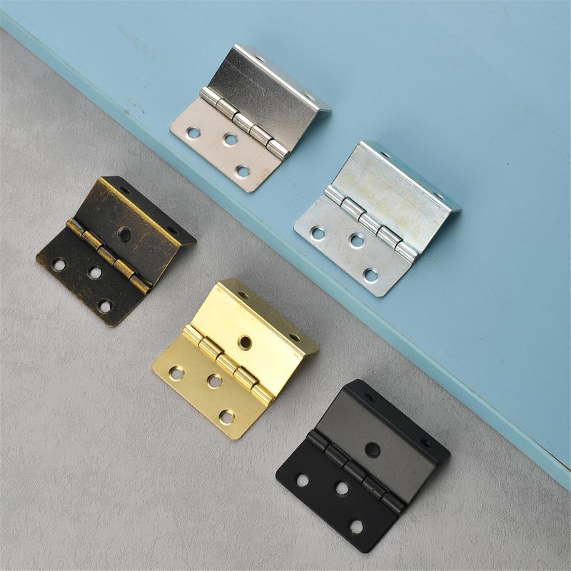 DIY Vintage Tri-fold Hinges,Antique Retro Fold Hinge Hardware for Door,