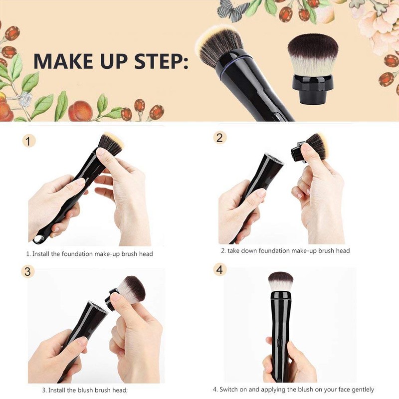 Electric Make Up Brush, Rotating Make Up Brush, Foundation Brush