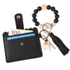 Guran Wristlet Wallet Bracelet Keychain,Card Holder Purse Tassel Keychain Bangle