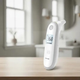 Termómetro Infrarrojo De Oído Con Alarma Checkatek-yuwell Blanco                                                                                      