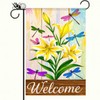 BlissYard Welcome Garden Flag 12x18 Double Sided Small Flags with