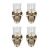Ebros Gift Set Of 4 Gothic Graveyard Macabre Grinning Evil