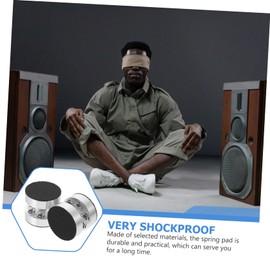 FUNOMOCYA 4pcs Shockproof Speaker Pads Anti- Spring Holders for Speakers Amplifiers and Easy Installation Compact Design Maximum Load
