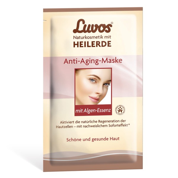 Luvos Anti-Ageing Face Mask with 2 x 7.5 ml 0.3 x 8 x 13.2 1 Sachet (Pack of 5)