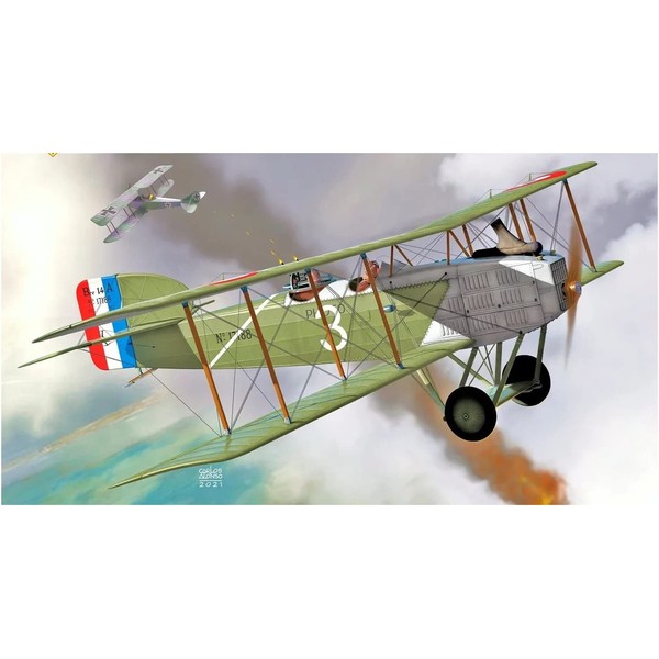 KP Model KPM0321 1/72 French Air Force Bre-14A Recon Aircraft Plastic Model, Molded Color
