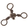 Mustad Mini 3-Way Cross Barrel Canal Swivels Size 2/0 Qty