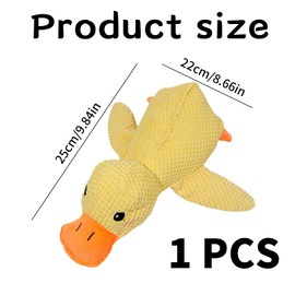 Anti-Stress Duck for Dogs, Dog Toy, Paw Moon Duck, Cuddly Toy Dog, Squeaky Toy, Indestructible, Soothing Toy, Puppies, Creative Plush Soft Cushion for Small, Medium, Large Dogs
