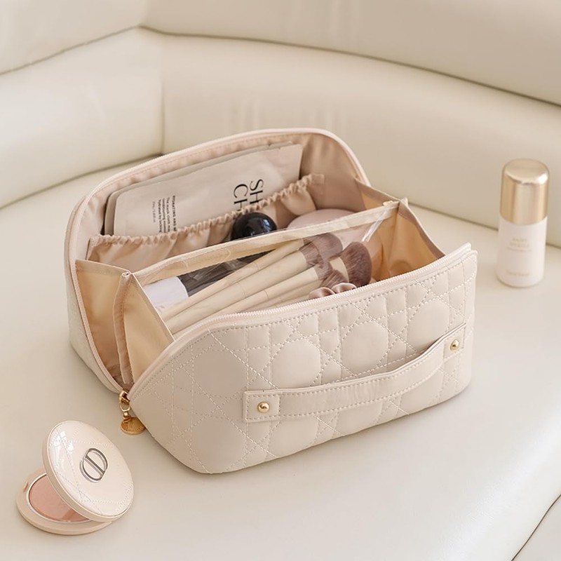 Neoviva Makeup Pouch, Small Items, Pouch, Cosmetics Pouch, Large Capacity,