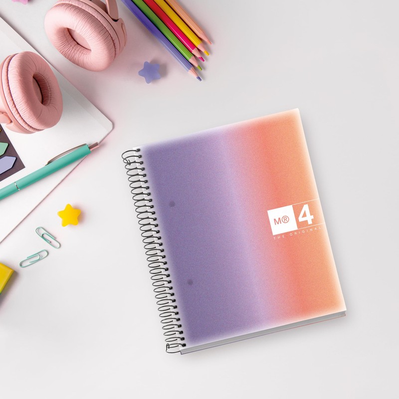 Miquelrius - A5 Notebook Polypropylene Cover 120 Micro Perforated Sheets