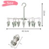 HIDOSNG Coat Hanger Sock Dryer, Sock Hanger for Washing Line,