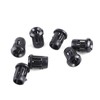 Fafeicy Light Socket, 50Pcs Plastic Black Lamp Socket Diode Holder