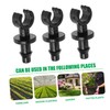 Sosoport 2sets Drip Irrigation Tube Plugs Garden Hose Nozzles Irrigation