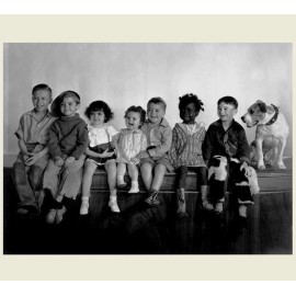 Our Gang PHOTO The Little Rascals Alfalfa, Spanky, Darla, Buckwheat,Pete the Dog