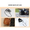 XIXIAOYAN XIXIAOYAN Elegant White Steel Butterfly Beaded Phone Wristband -Cute