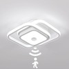 EIDEARAY 12.6Inch Motion Sensor LED Ceiling Light Indoor, 36W 6000K