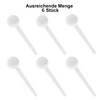 6 Pieces Measuring Spoons, Plastic Dosing Spoons with Scale Ladle,