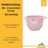 Birkmann, Colour Bowls, Mixing and Serving Bowl, Small, 0.75 Litres,