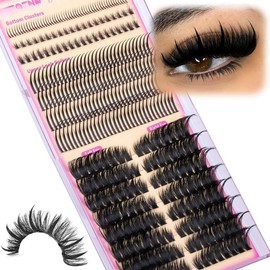Spikes Lash Clusters Volume Eyelash With Cat Eye Lashes Bottom+upper Individual D Curly Cluster Extensions 4 Styles Wispy Fairy:_4 Styles Lash Clusters