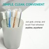 40 Prepasted Disposable Toothbrushes Individually Wrapped - Single Use Pre