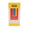 School Smart Traditional No 2 Pencils, Assorted Colors, Pack of