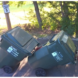 Bighorn Trash Hitch PIGGYBACK®  - Trash Can COUPLER Makes Trash Day Easier!