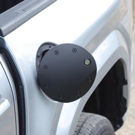 Car Fuel Filler Cap Lock Door Gas Tank Cap Cover for Toyota Tacoma 2024 2025, Heavy Duty Aluminium Alloy Car Tank Cap Exterior Protection Accessories