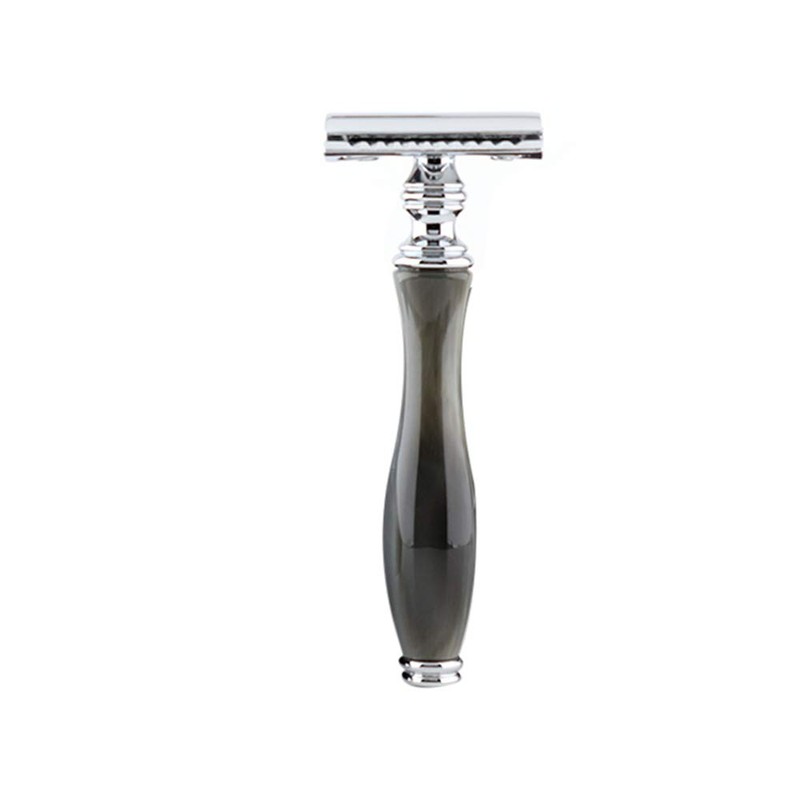 Haryali London Men's Double Edge Safety Razor with Resin Handle,