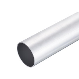 DMiotech 6061 Aluminum Round Pipe Outer Diameter 4" (about 100mm) x Inner Diameter 3.8" (about 94mm) Length 12" (about 300mm) Industrial Metal Pipe for Mechanical Picture Frame Structures and DIY