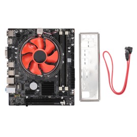 DDR3 Motherboard Dual Channel 8G Memory PCIe X16 6 USB2.0 VGA HD Output 4 Phase Power LGA 1156 Motherboard with Cooling Fan