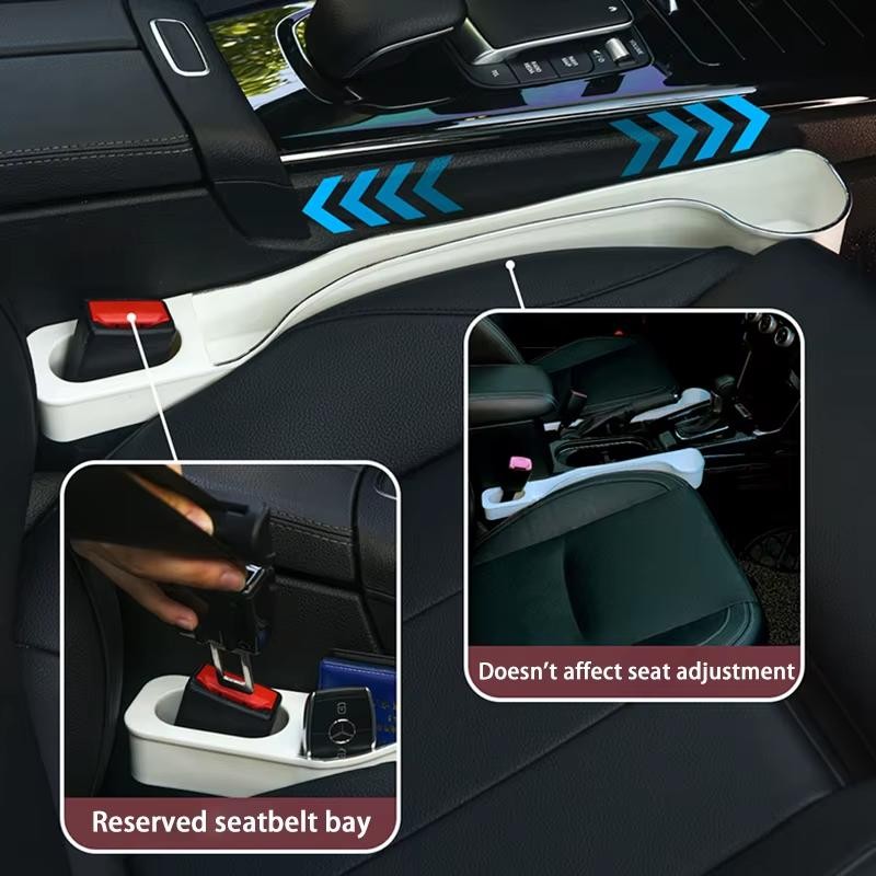 2-Piece Car Seat Gap Organizer Set with Cup Holder and
