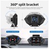 POCREATION Pantalla de medidor OBD2 con Velocidad, Auto HUD HD