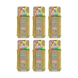 TALLÓN Fibra Esponja Multiusos para Cocina Paquete de 6 Piezas