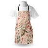 Ambesonne Floral Apron Pack of 2, Springtime Farmhouse Concept Nostalgic